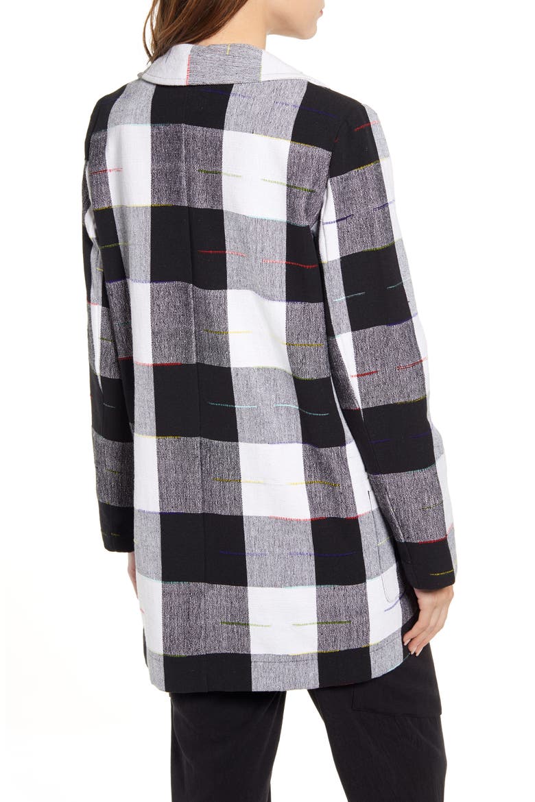 Artist Buffalo Plaid Cotton Coat, Alternate, color, CAIRO