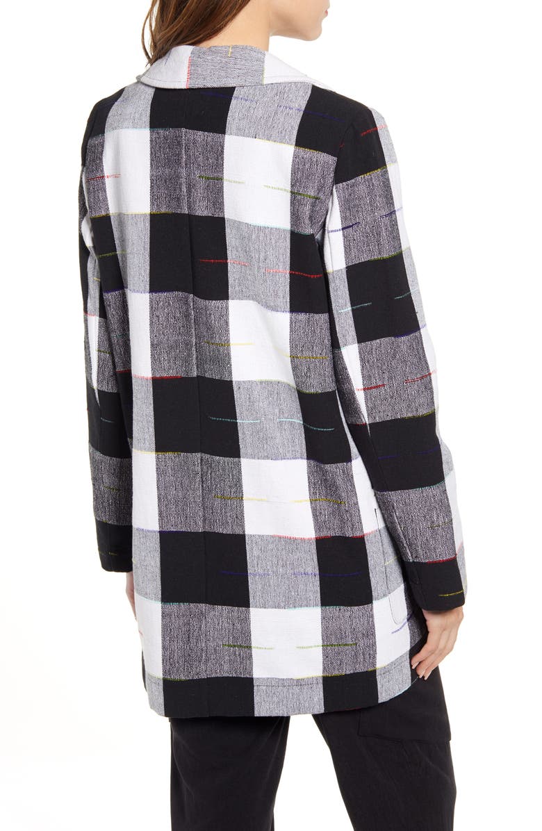 THE ODELLS Artist Buffalo Plaid Cotton Coat, Alternate, color, 