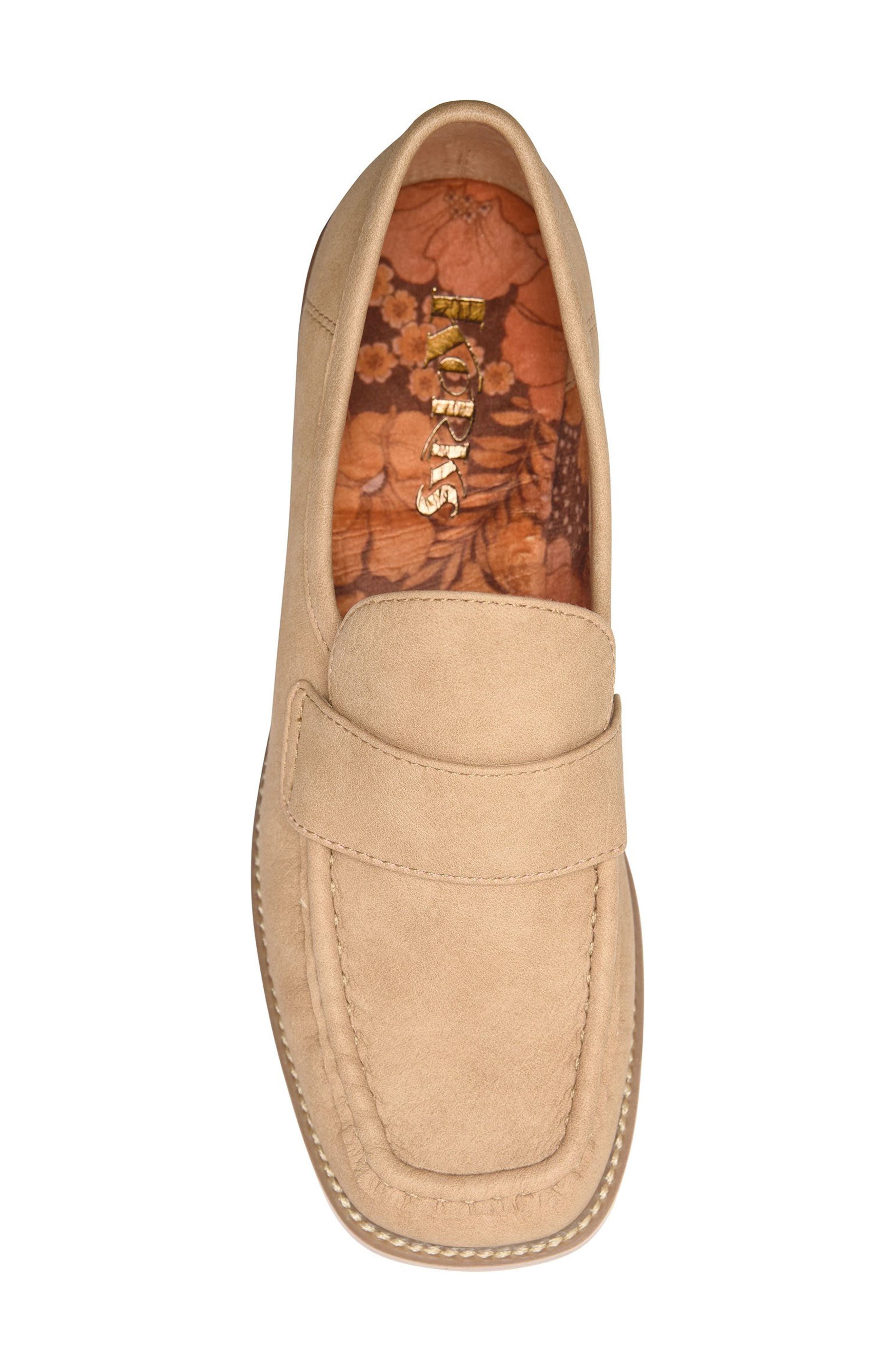 Frey Loafer, Alternate, color, NATURAL NUBUCK