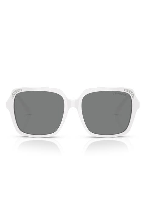 56mm Square Sunglasses
