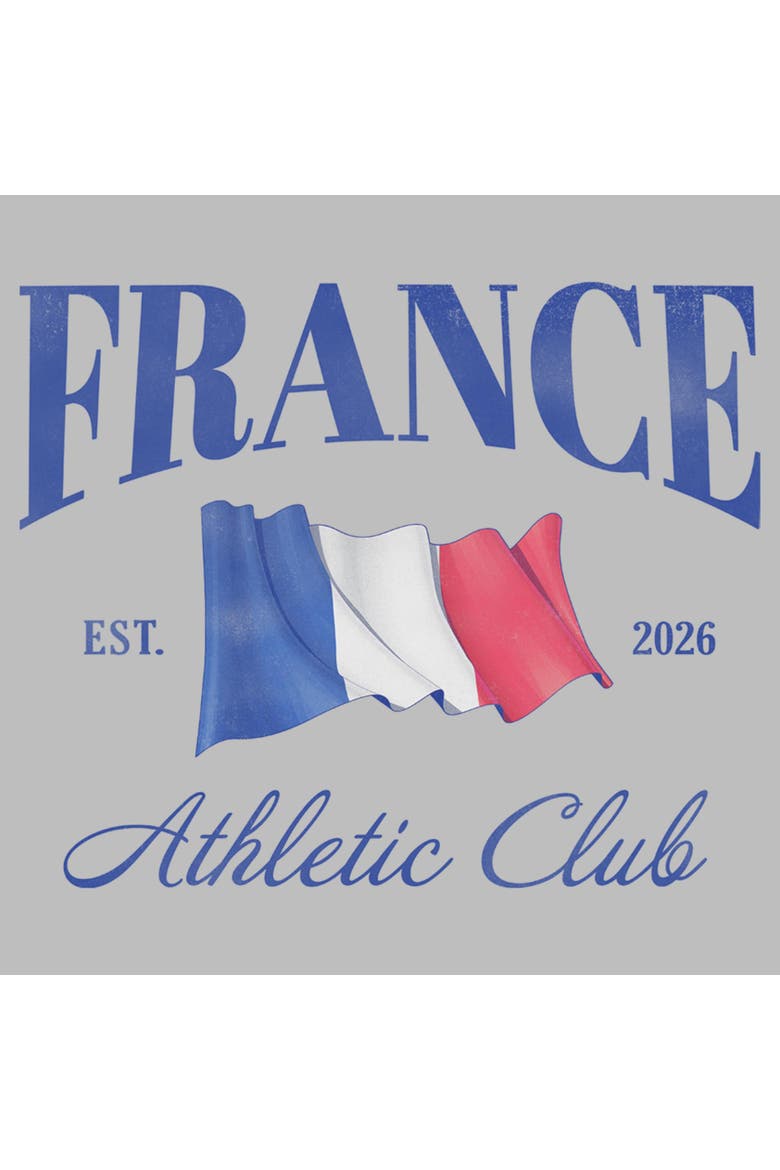 Mens Lost Gods France Athletic Club Est 2026 T Shirt, Alternate, color, Athletic Heather