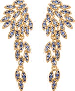 EYE CANDY LOS ANGELES Starling Crystal Cluster Statement Drop Earrings
