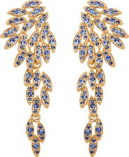 EYE CANDY LOS ANGELES Starling Crystal Cluster Statement Drop Earrings