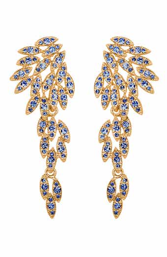 EYE CANDY LOS ANGELES Starling Crystal Cluster Statement Drop Earrings