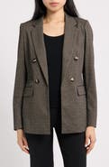 Anne Klein Faux Double Breasted Knit Jacket