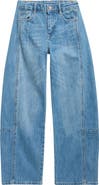 Tractr Kids' Barrel Leg Jeans