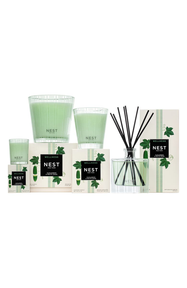 NEST New York Cucumber & White Sage Scented Candle, Alternate, color, Cucumber White Sage