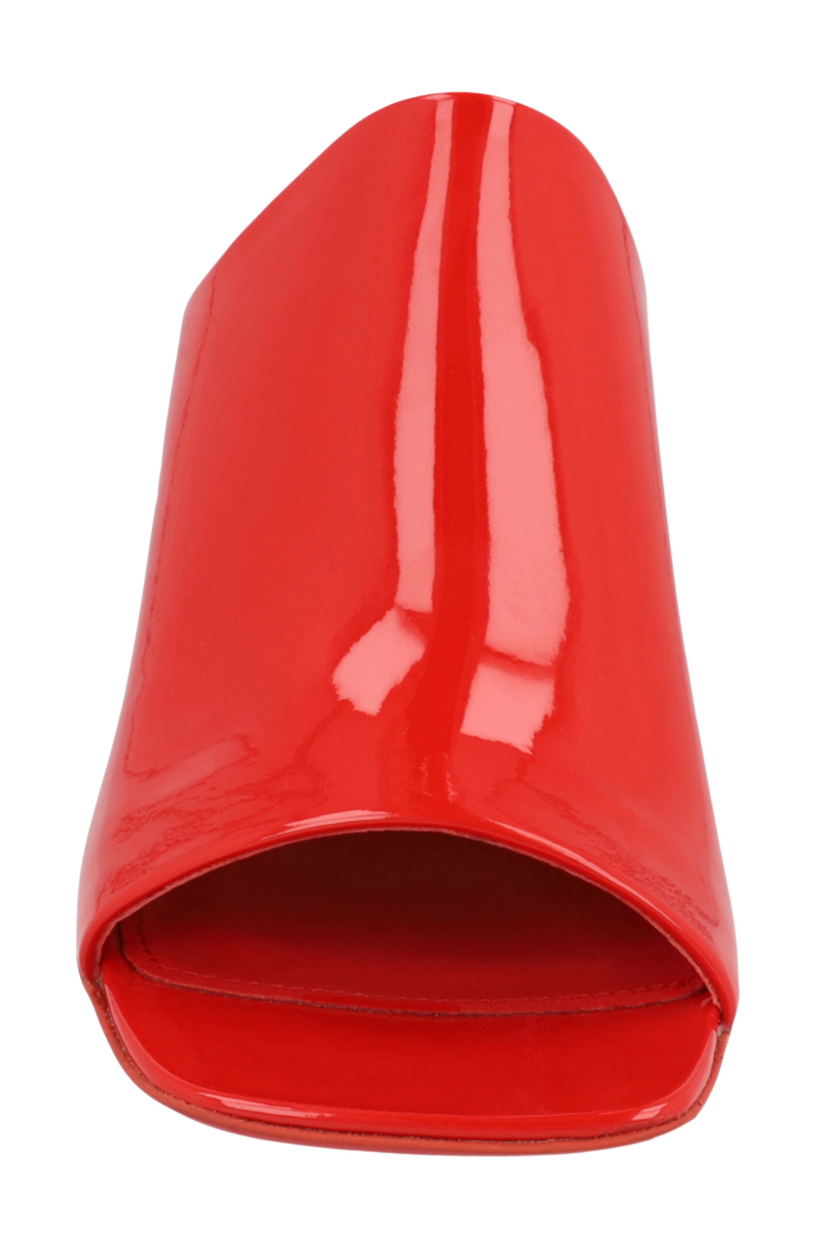 Era Patent Leather Mule, Alternate, color, RED