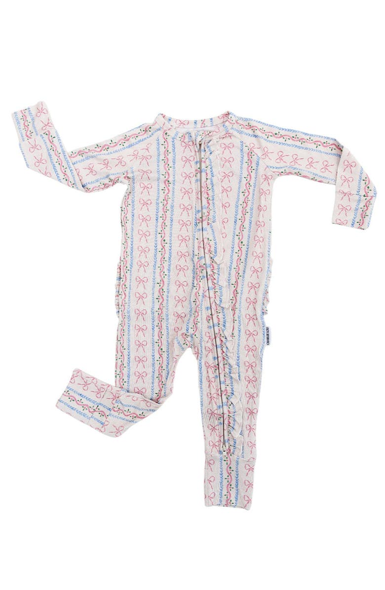 Charlie Lou Baby<sup>®</sup> Ruffle Convertible Romper, Main, color, Pink