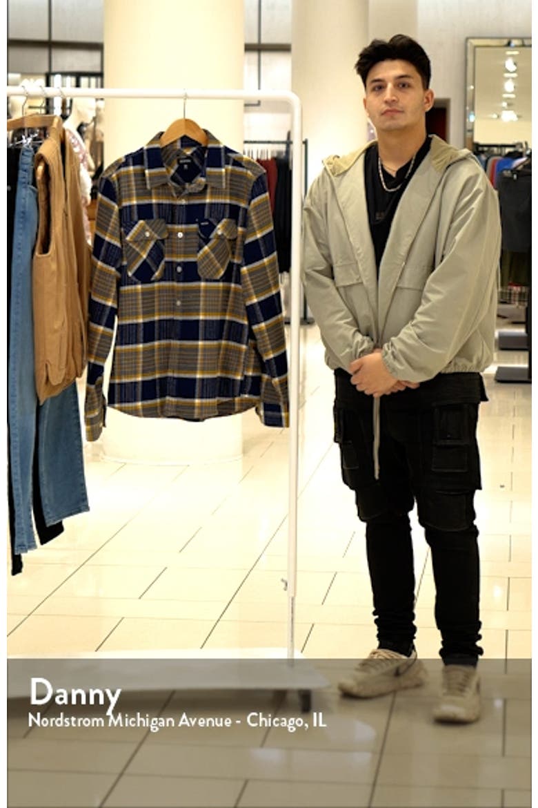 Bowery Slim Fit Plaid Flannel Button-Up Shirt video