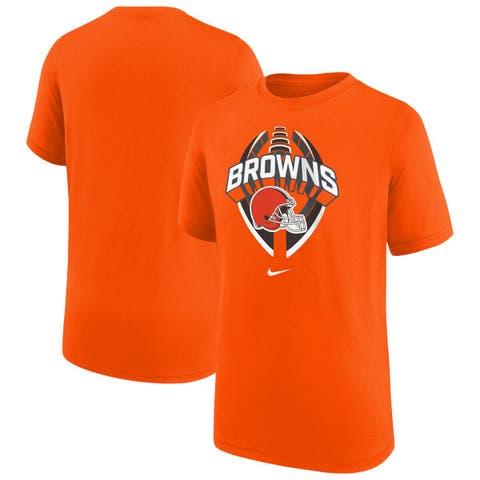 Youth Nike Orange Cleveland Browns Icon Legend T-Shirt