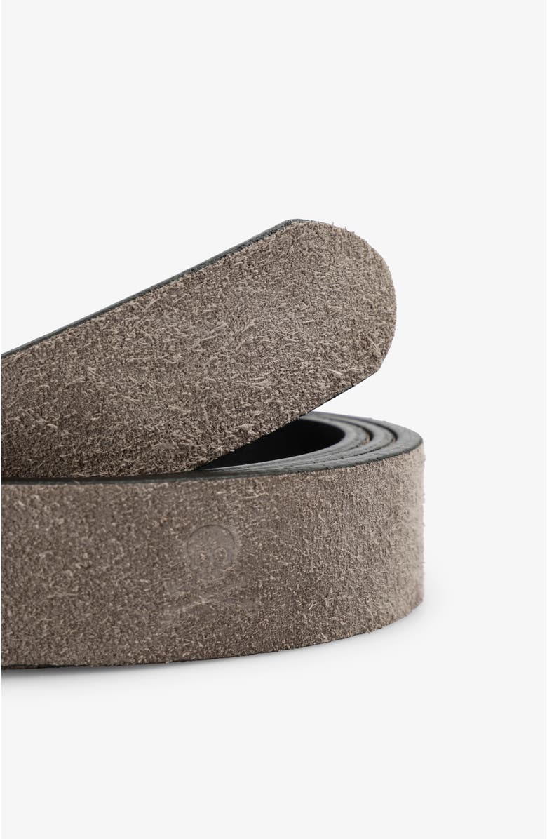 Scalpers Skull Suede Belt, Alternate, color, Grey
