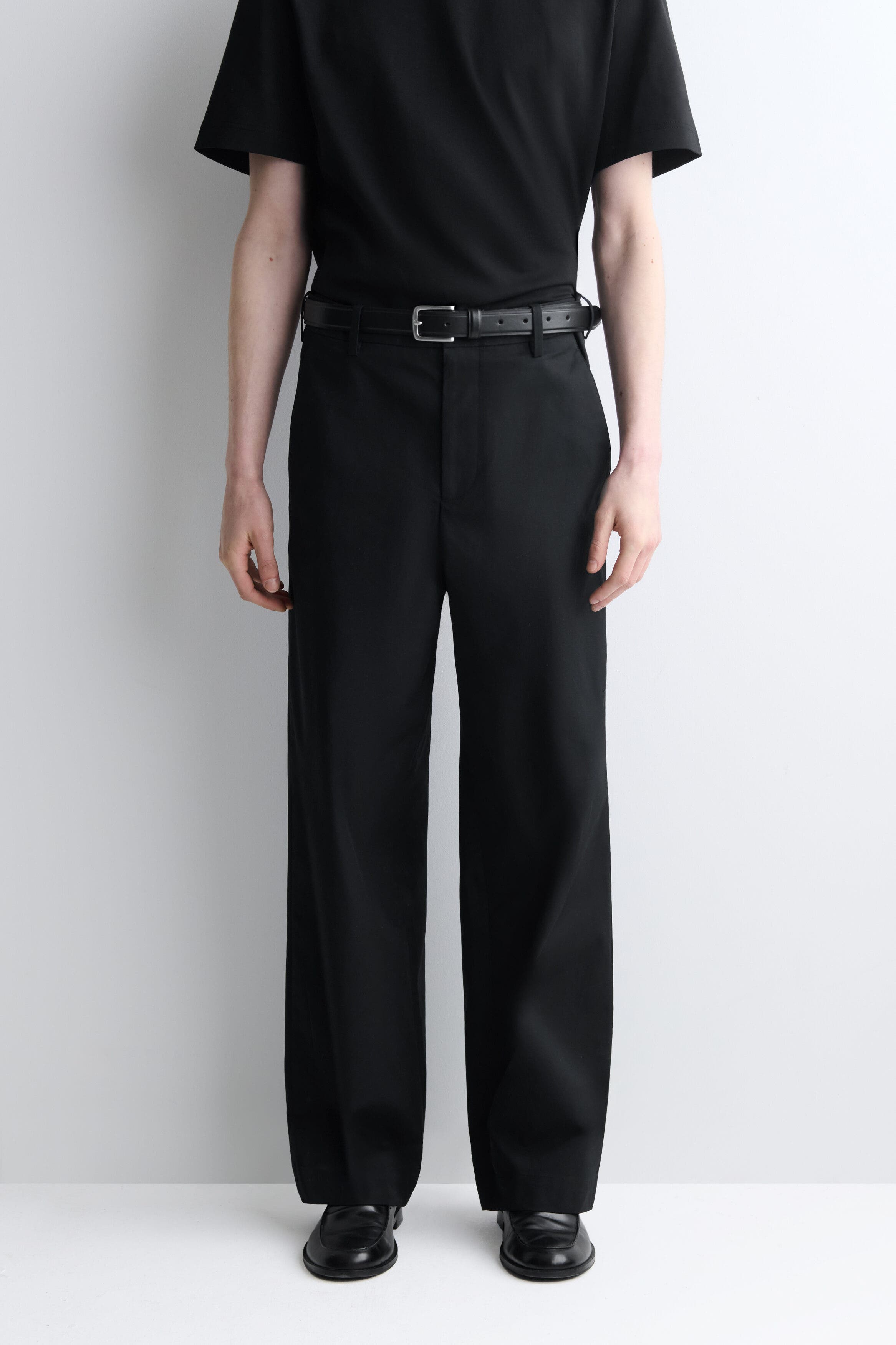 Cotton Wide-Leg Pants - image 2