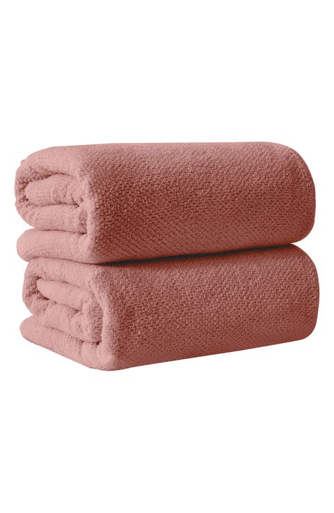 Loop Textured 2-Pack Bath Towels