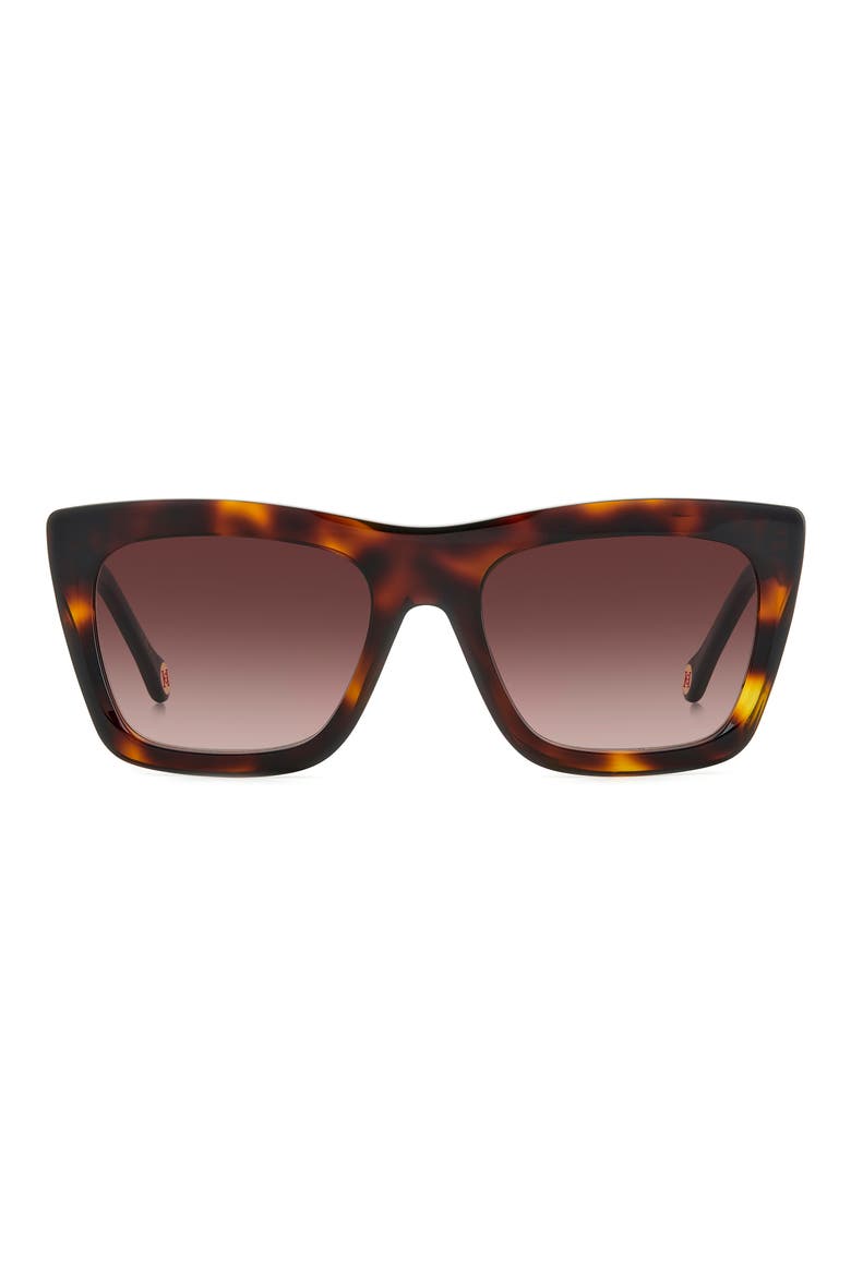 53mm Gradient Square Sunglasses, Main, color, 00T4-HA