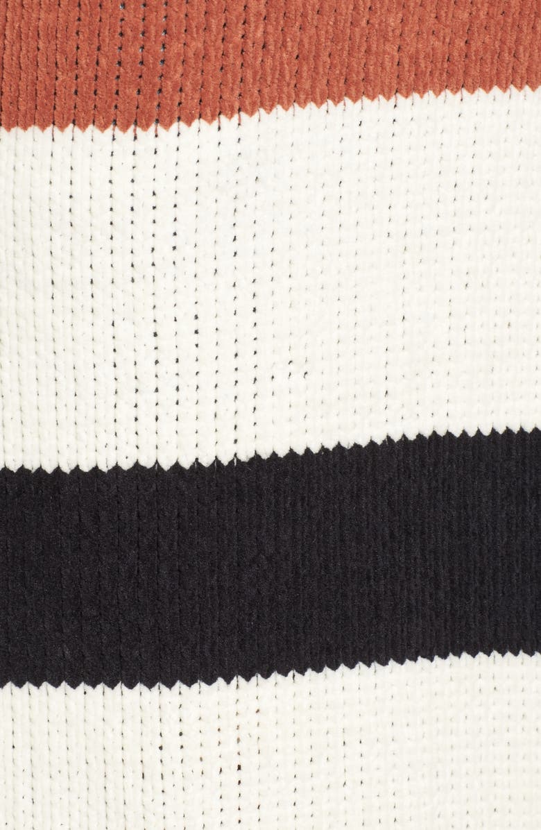 MOON RIVER Belted Stripe Knit Duster, Alternate, color, 