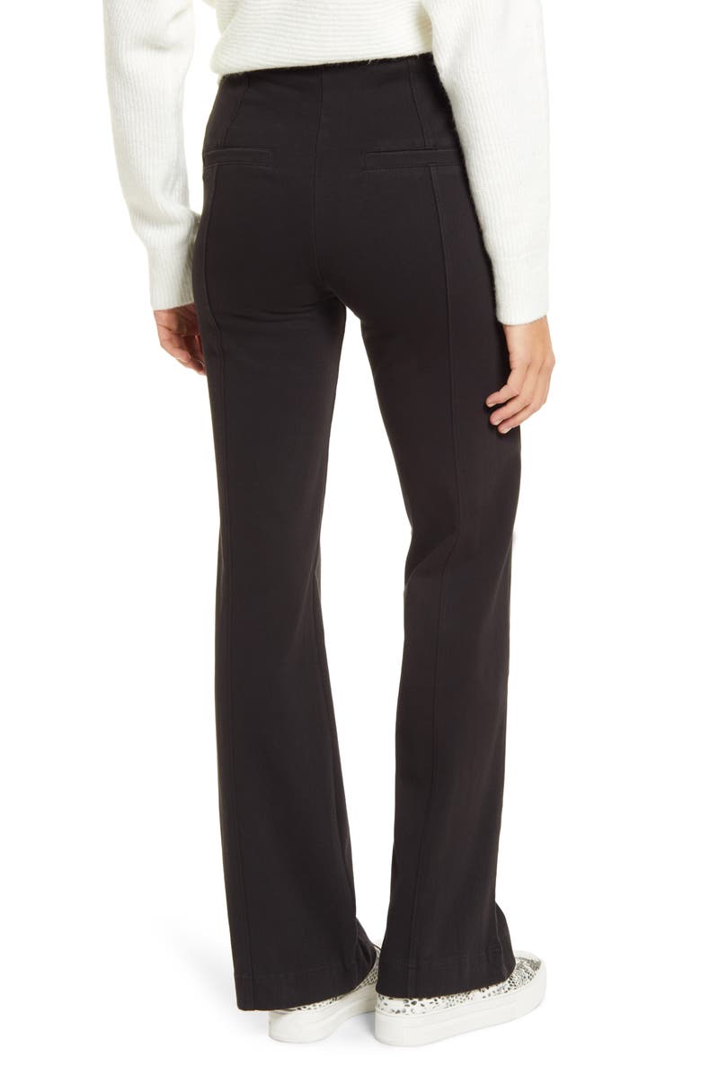 Lysse 'Lyssentials Wide Leg Denim Trousers, Alternate, color, Black