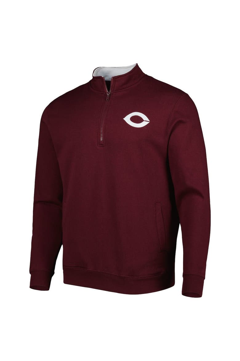 Men's Colosseum Maroon UChicago Maroons Tortugas Quarter-Zip Sweatshirt, Alternate, color, Maroon