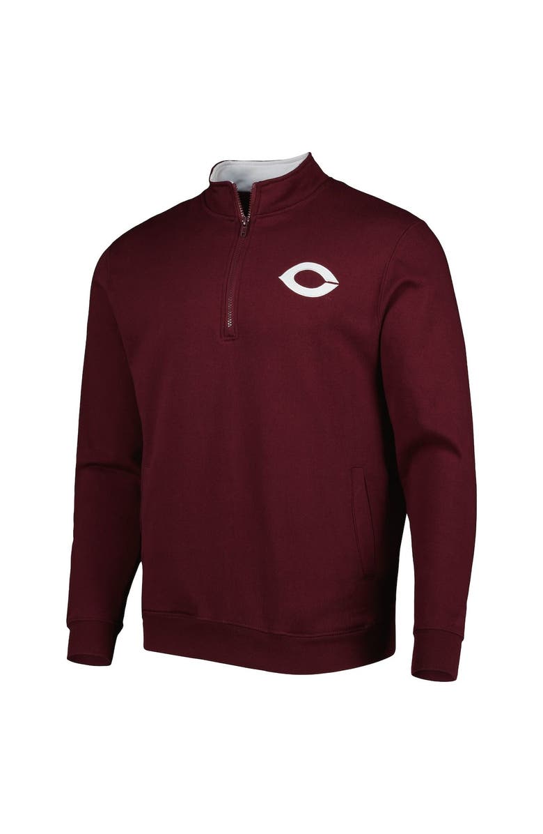 COLOSSEUM Men's Colosseum Maroon UChicago Maroons Tortugas Quarter-Zip Sweatshirt, Alternate, color, Maroon