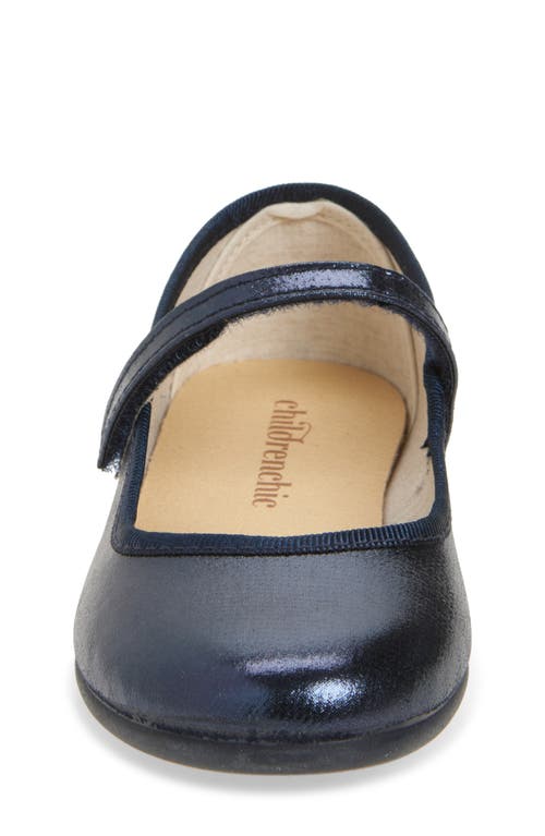 Childrenchic Mila Mary Jane Flat In Blue