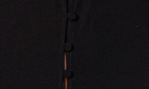 Maaji Midnight Lace Inset Maxi Cover-up Dress In Black