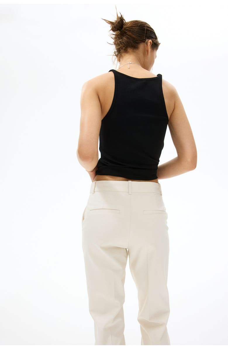 H&M Slacks, Alternate, color, Cream
