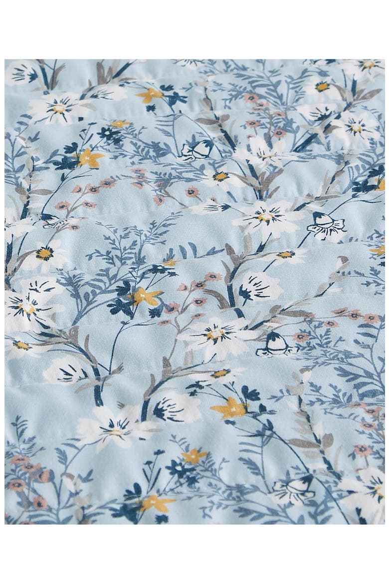 Soft Floral Reversible Quilt Set, Alternate, color, SOFT FLORAL BLUE