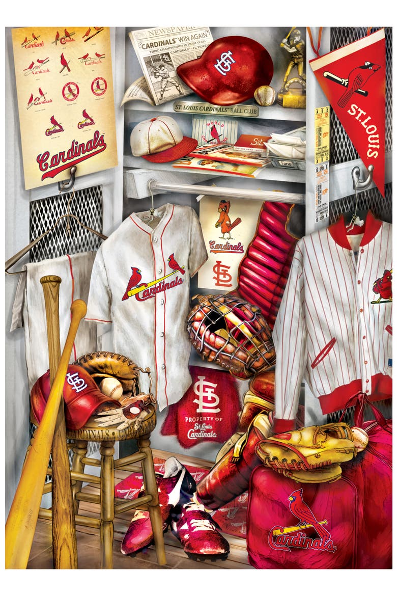 St. Louis Cardinals Locker 500pc Puzzle, Alternate, color, Multicolor