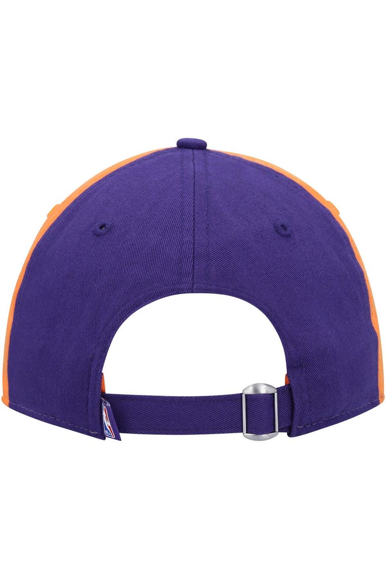 Men's New Era  White/Purple Phoenix Suns Back Half 9TWENTY Adjustable Hat, Alternate, color, White
