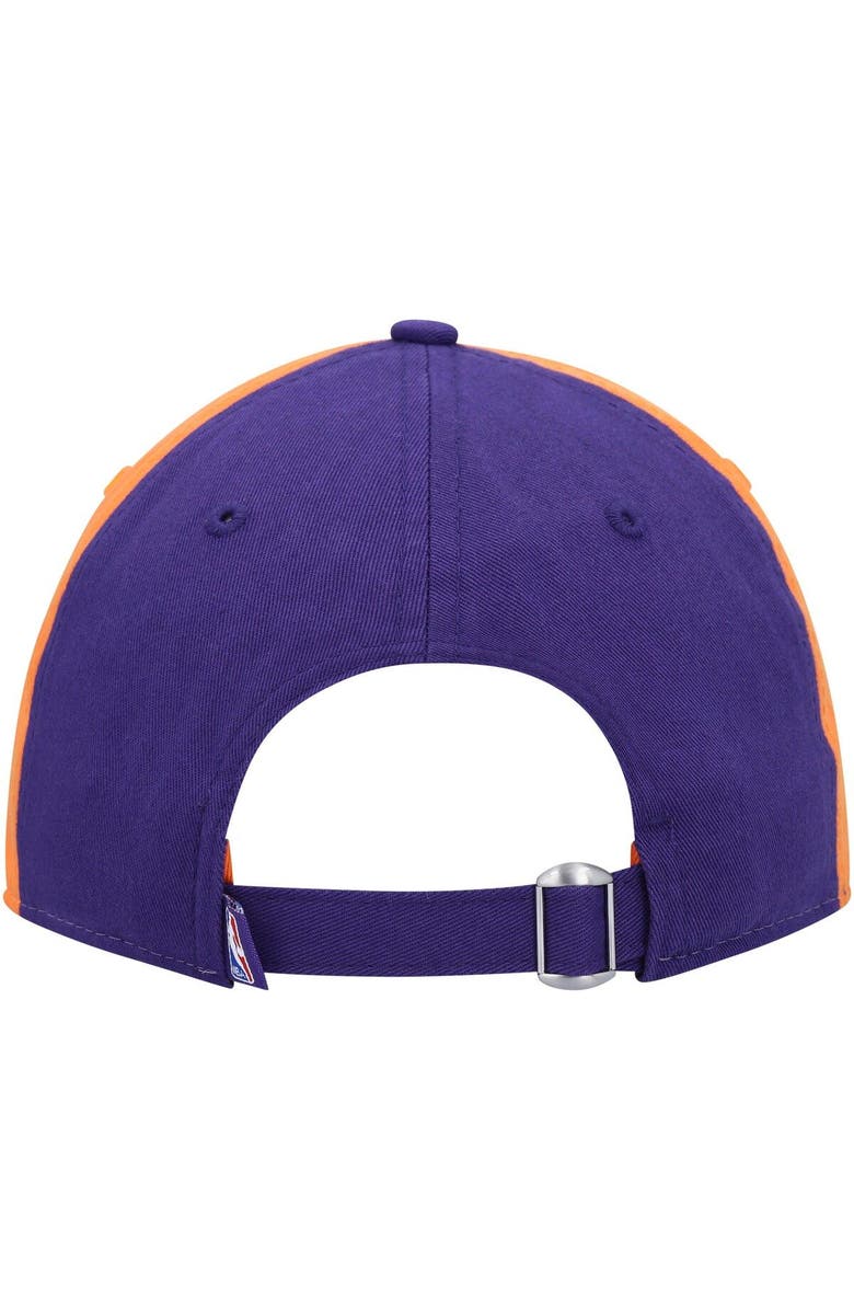 New Era Men's New Era White/Purple Phoenix Suns Back Half 9TWENTY Adjustable Hat, Alternate, color, White