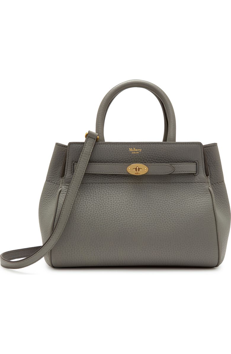 Mulberry Small Belted Bayswater Convertible Leather Satchel, Main, color,
