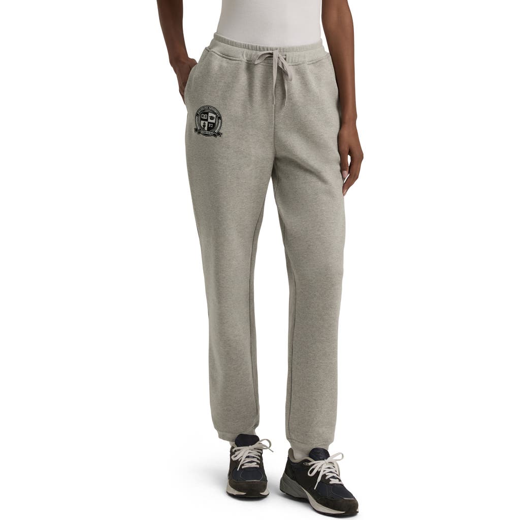 Shop Favorite Daughter Thr Coaches Cotton Blend Joggers In Heather Grey