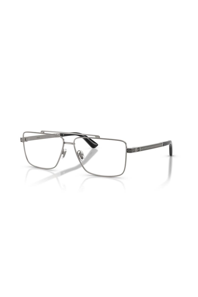56mm Rectangle optical glasses, Main, color, Grey