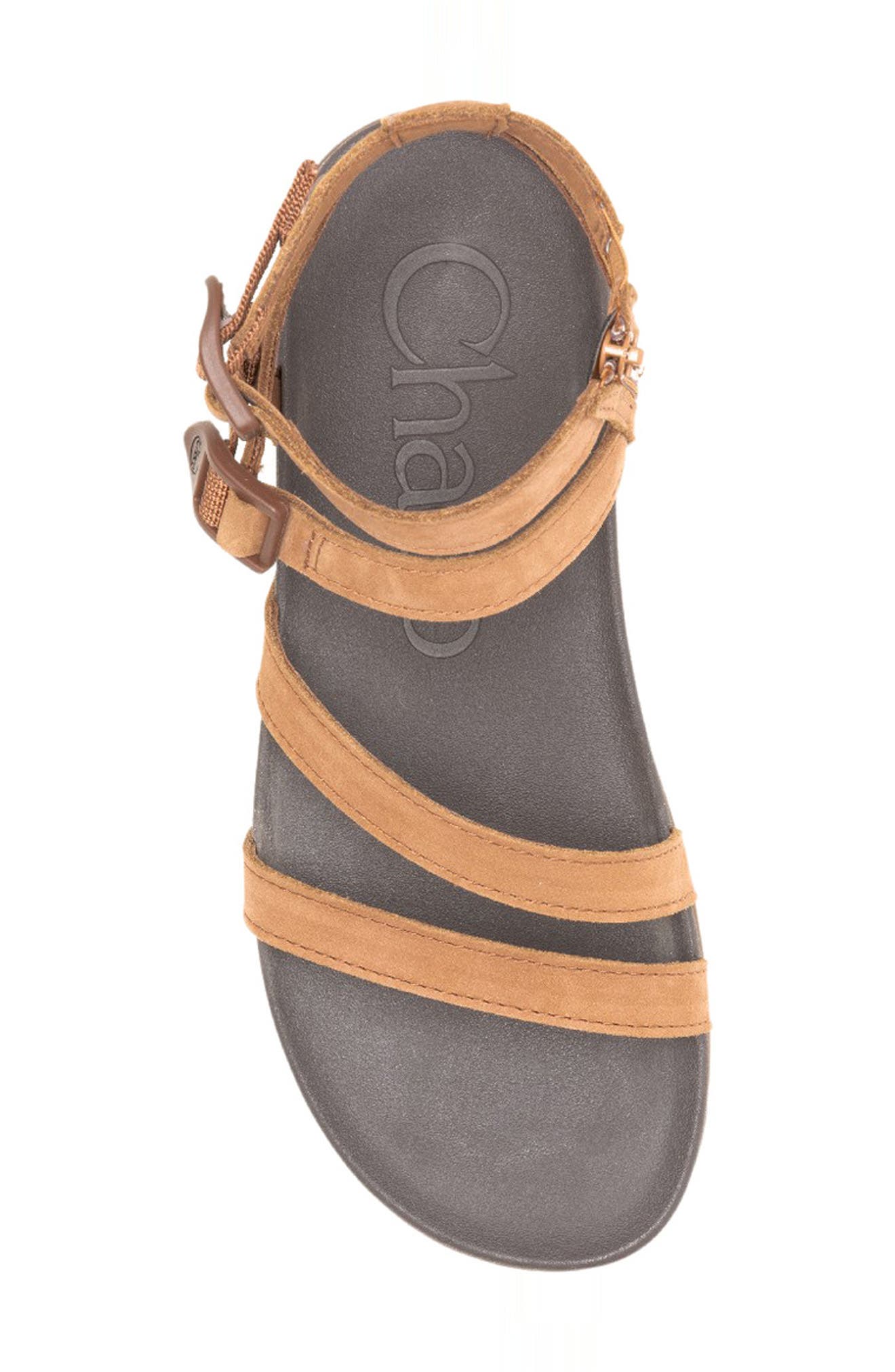 Lowdown Strappy High Sandal, Alternate, color, NUTSHELL