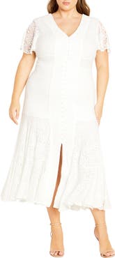 City Chic Christa Lace Shift Dress