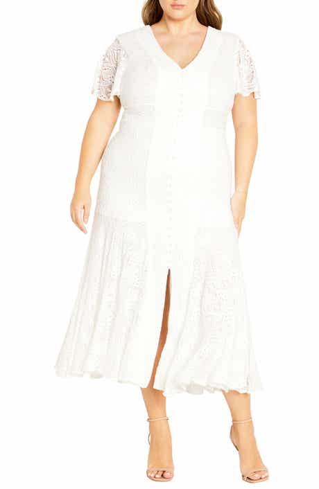 City Chic Christa Lace Shift Dress