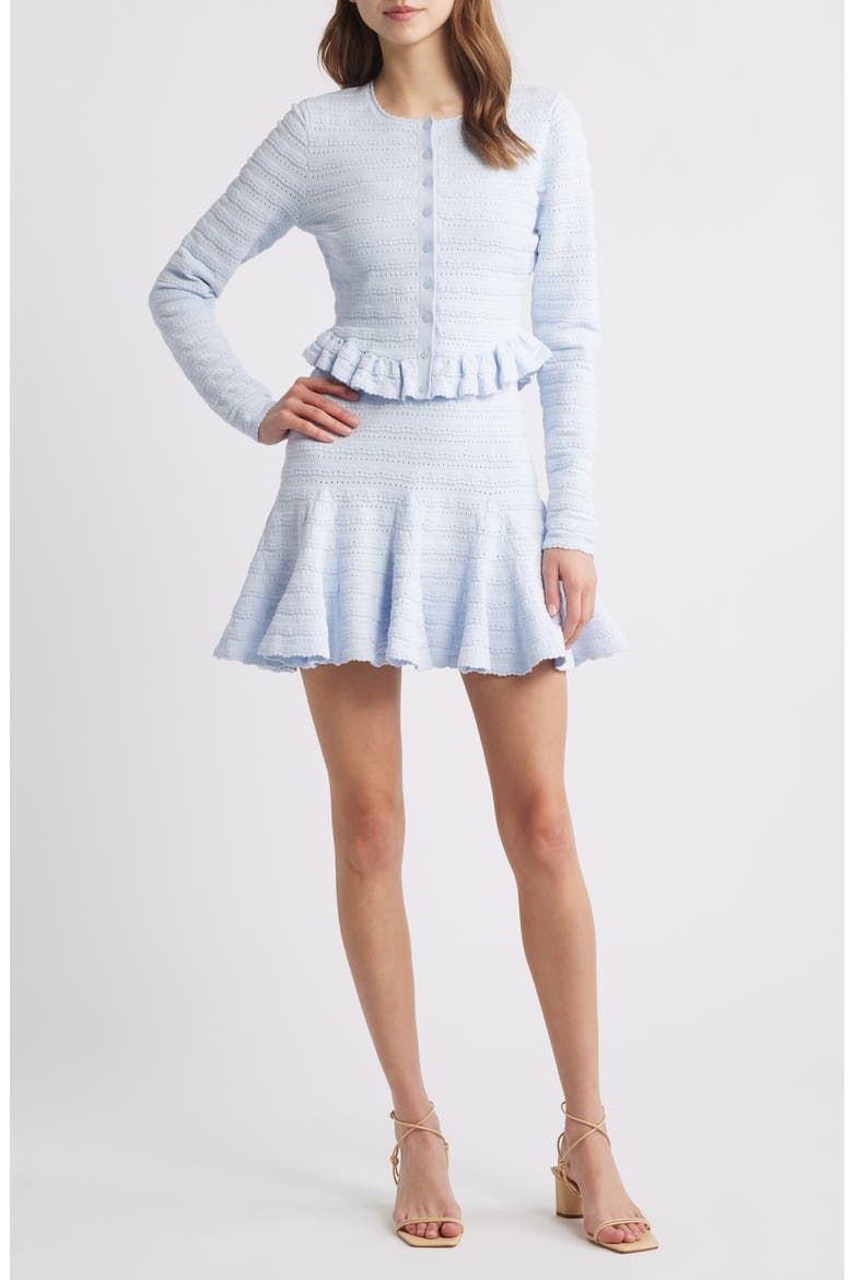 maryanne knit mini dress Loveshackfancy Maryanne Knitted Mini Dress Ivory LoveShackFancy