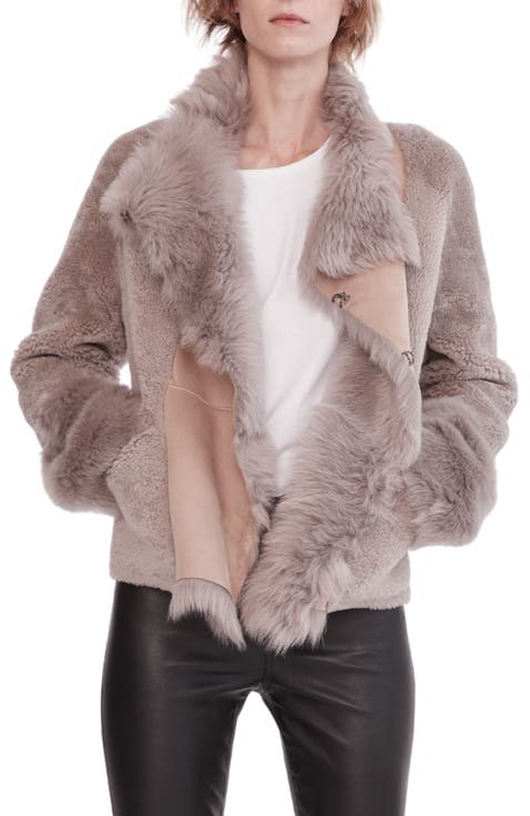 Spring Street Reversible Shearling Coat