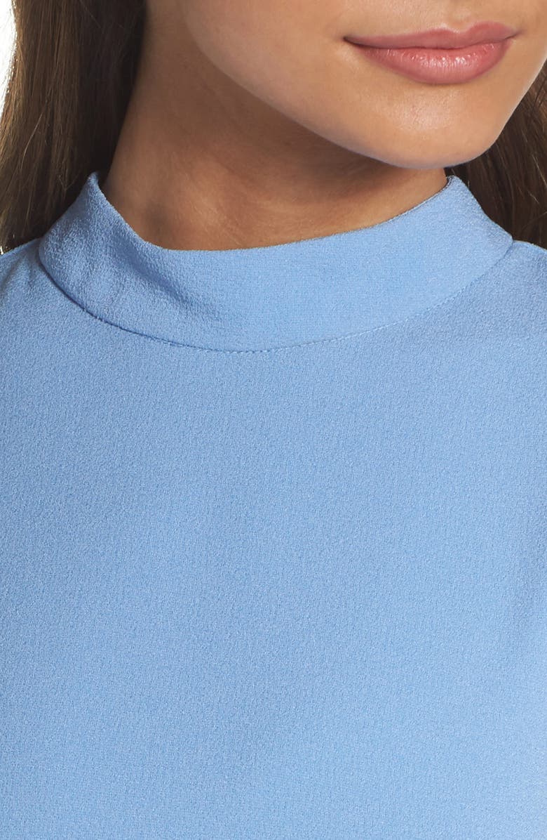 Charles Henry Charles Hem Ruffle Shift Dress, Alternate, color,