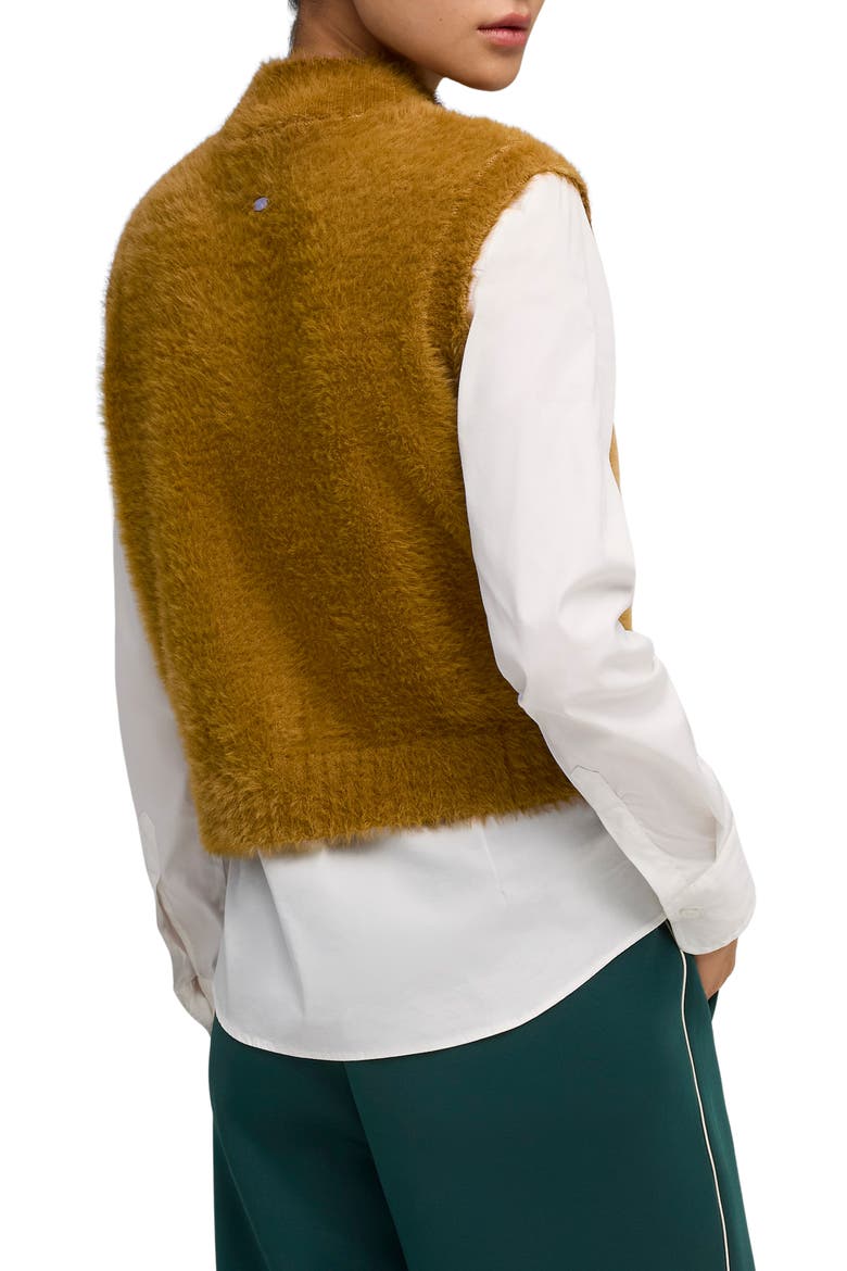 Yona Zip Vest, Alternate, color, HONEY BUTTER