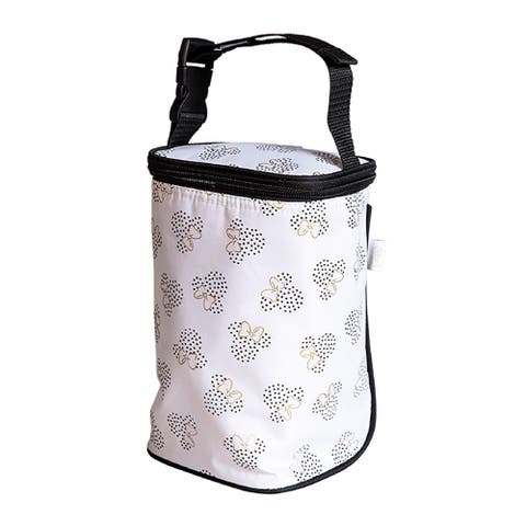 Tall Two cool Breastmilk Cooler, Baby Bottle 
Food Bag, Insulated 
leak proof, Fits 2-4 Bottles Fits 2-4 Bottles in Minnie Dot
