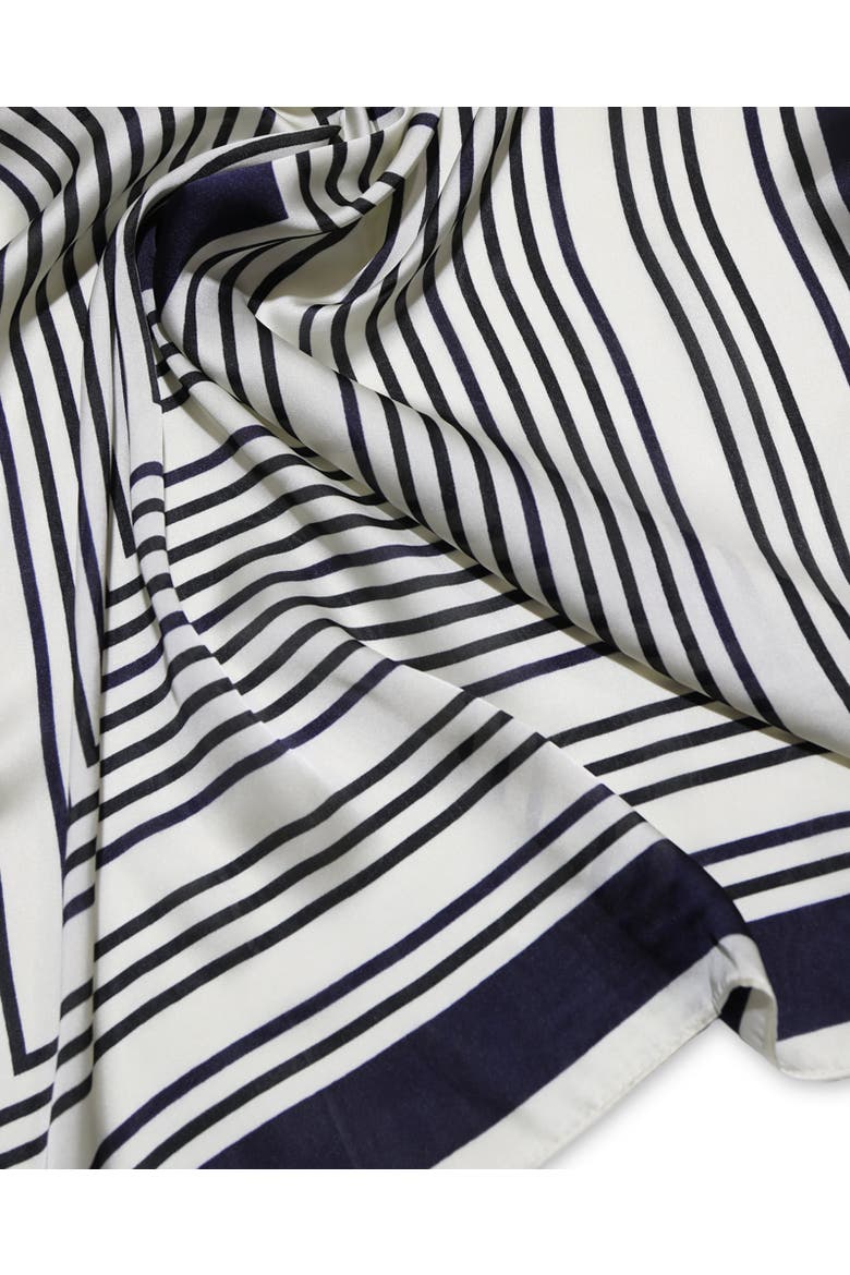 Labyrinth Fashion Scarf, Alternate, color, Navy