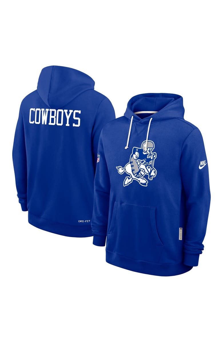 Nike Men's Nike Royal Dallas Cowboys Sideline Standard Issue Alt 2 Dri-FIT Hoodie, Alternate, color, Royal