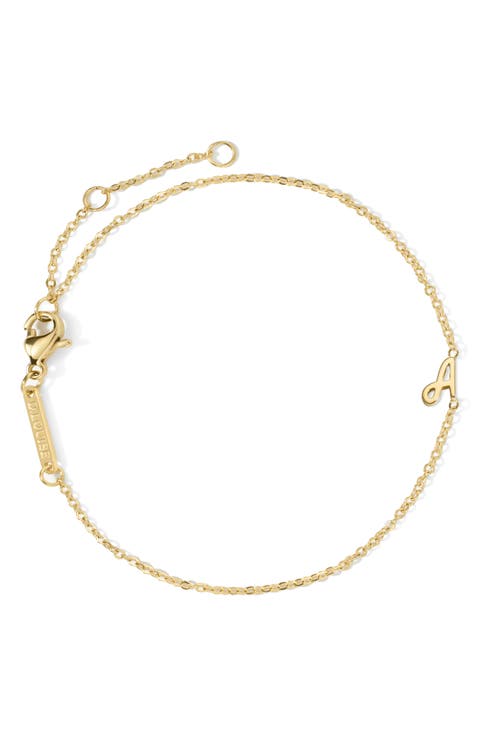 Initial Chain Bracelet