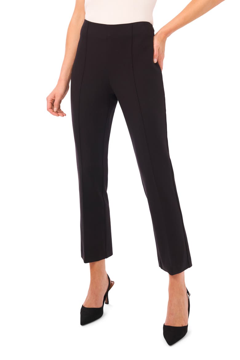 Joey Pintuck Crop Pants, Main, color, RICH BLACK