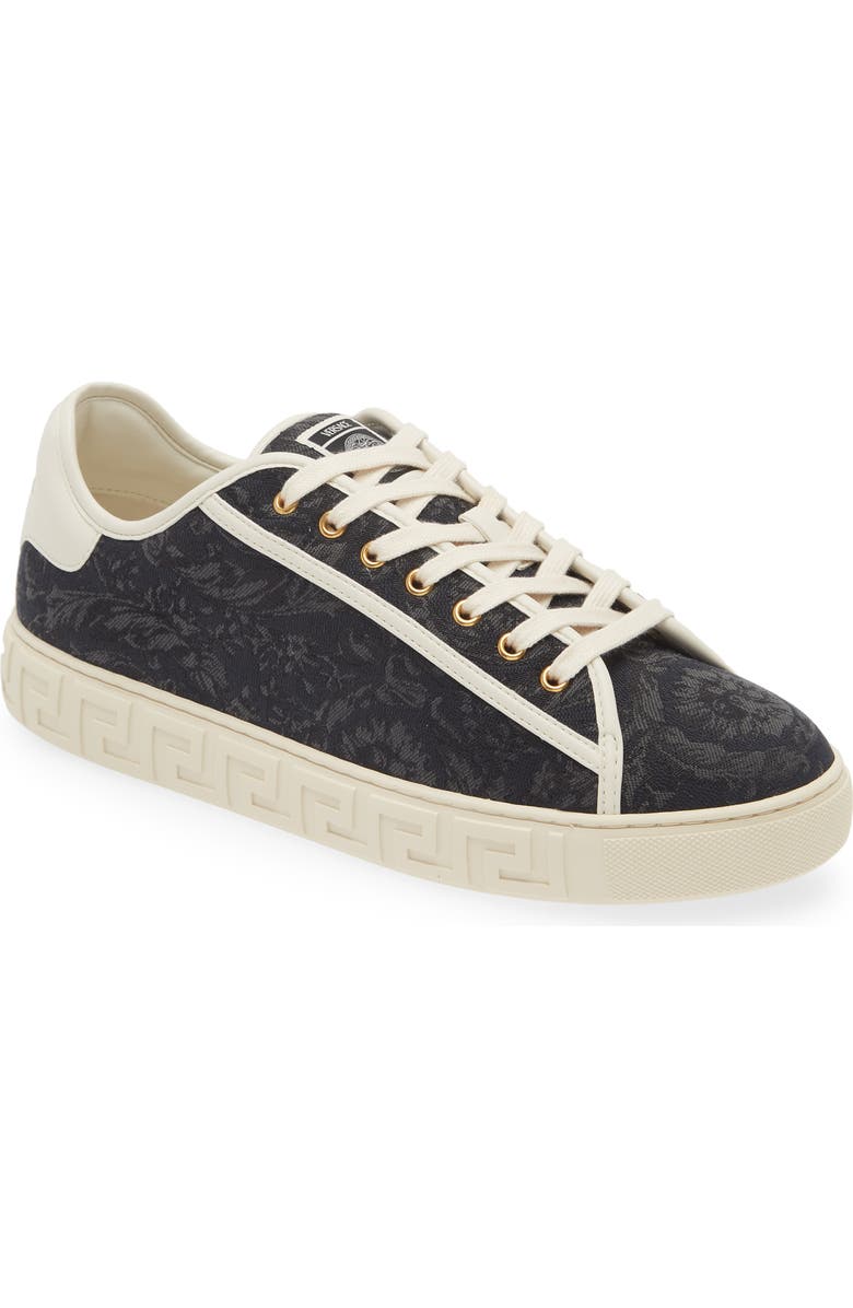 Versace Barocco Greca Low Top Sneaker, Main, color,