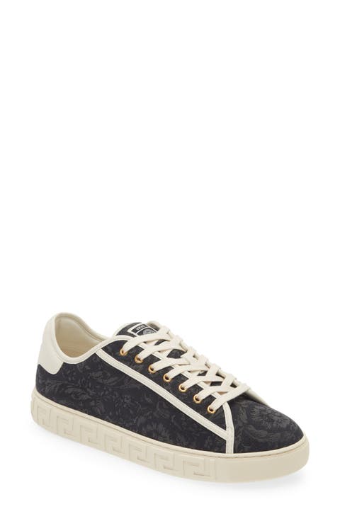 Barocco Greca Low Top Sneaker (Men)