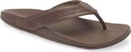 OluKai Aho Leather Flip Flop