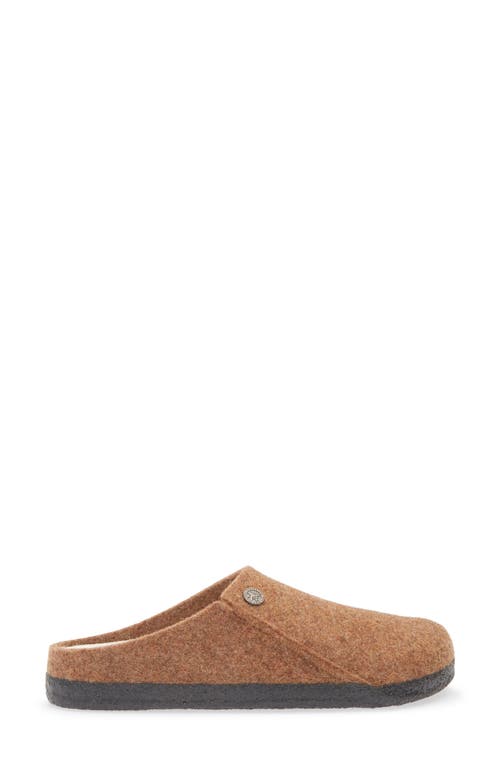 Birkenstock Zermatt Genuine Shearling Lined Slipper In Brown