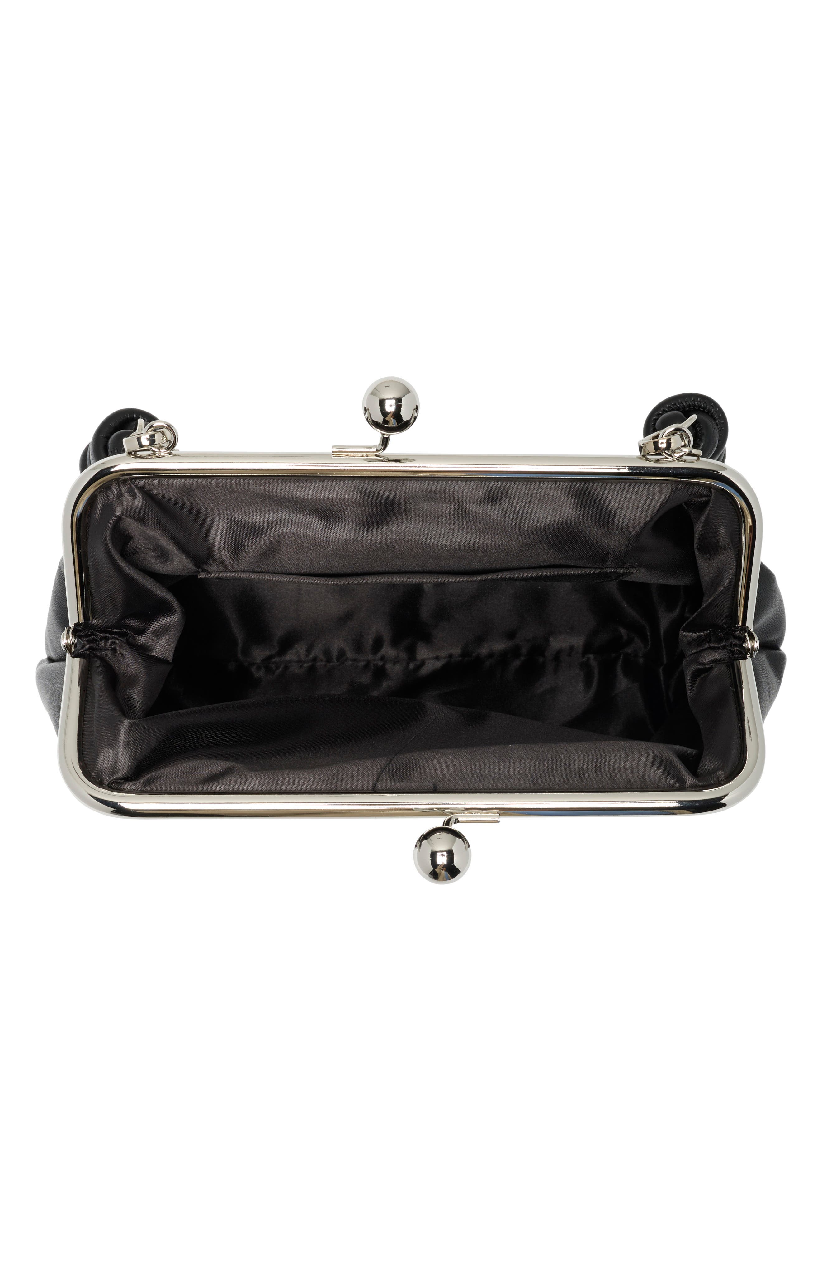 Alex Leather Shoulder Bag, Alternate, color, BLACK